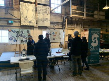 Community engagement at the Salmon Science Expo at the Gulf of Georgia Cannery